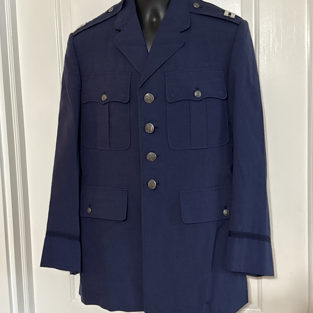 US Air Force Patriot Men's Military Blazer Jacket Navy Blue 39R 8405-935-2792